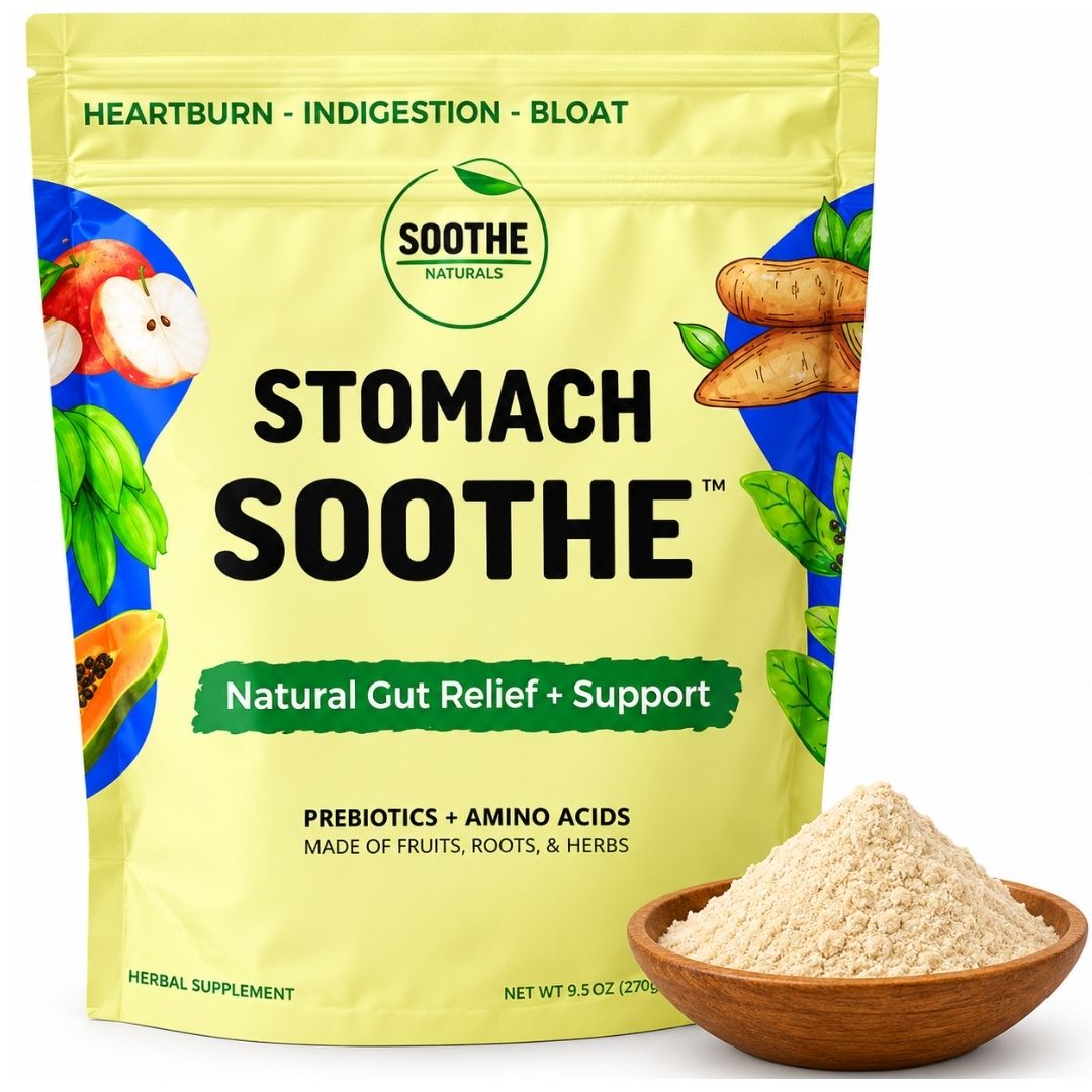 STOMACH SOOTHE | Polvo de reflujo ácido Soothe Naturals (30 porciones)