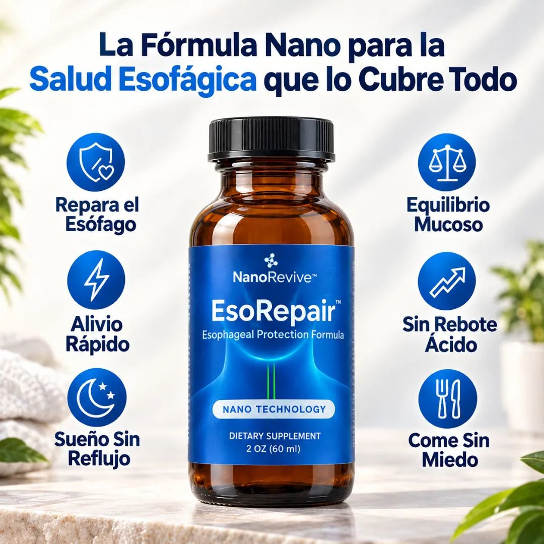 EsoRepair™ | Reparador esofágico nano-sublingual