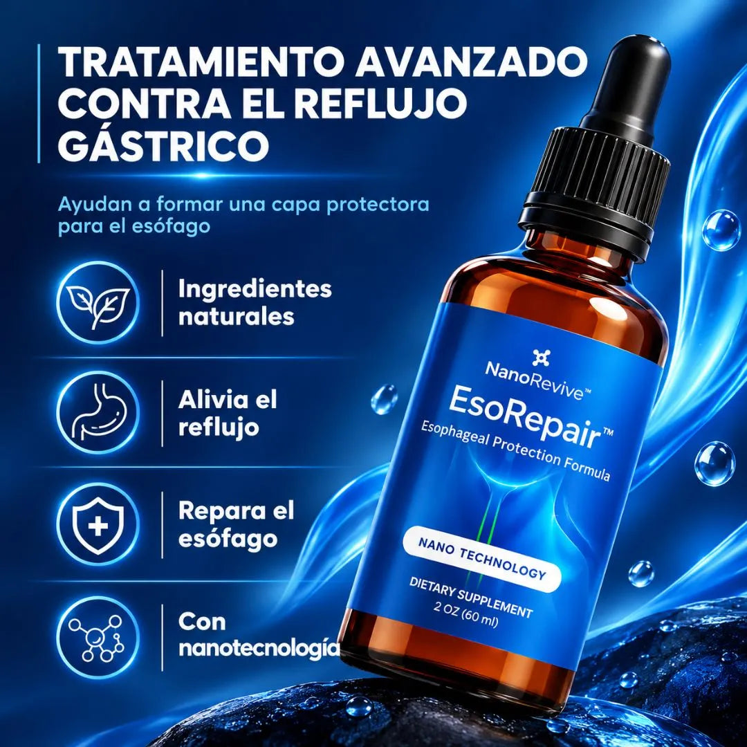 EsoRepair™ | Reparador esofágico nano-sublingual