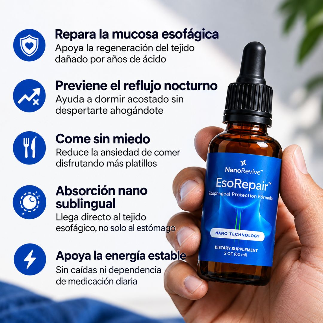 EsoRepair™ | Reparador esofágico nano-sublingual